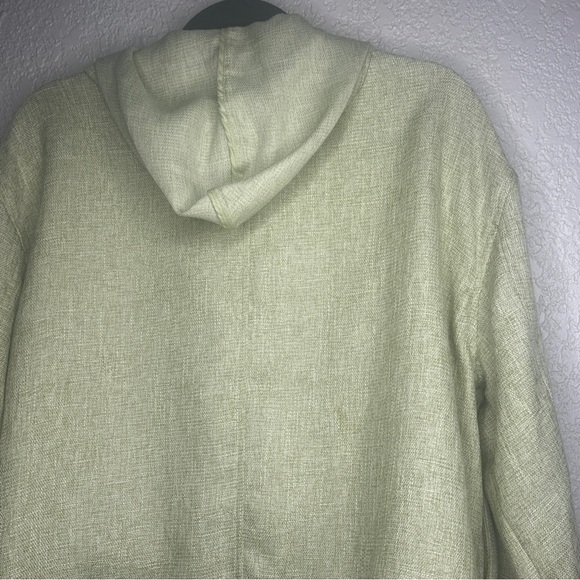 Avec Les‎ Filles Lightweight Hooded Jacket Size Large Celery - Picture 10 of 13
